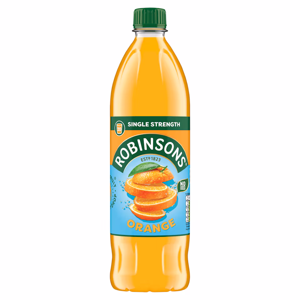 Robinsons Orange No Added Sugar Squash 1L