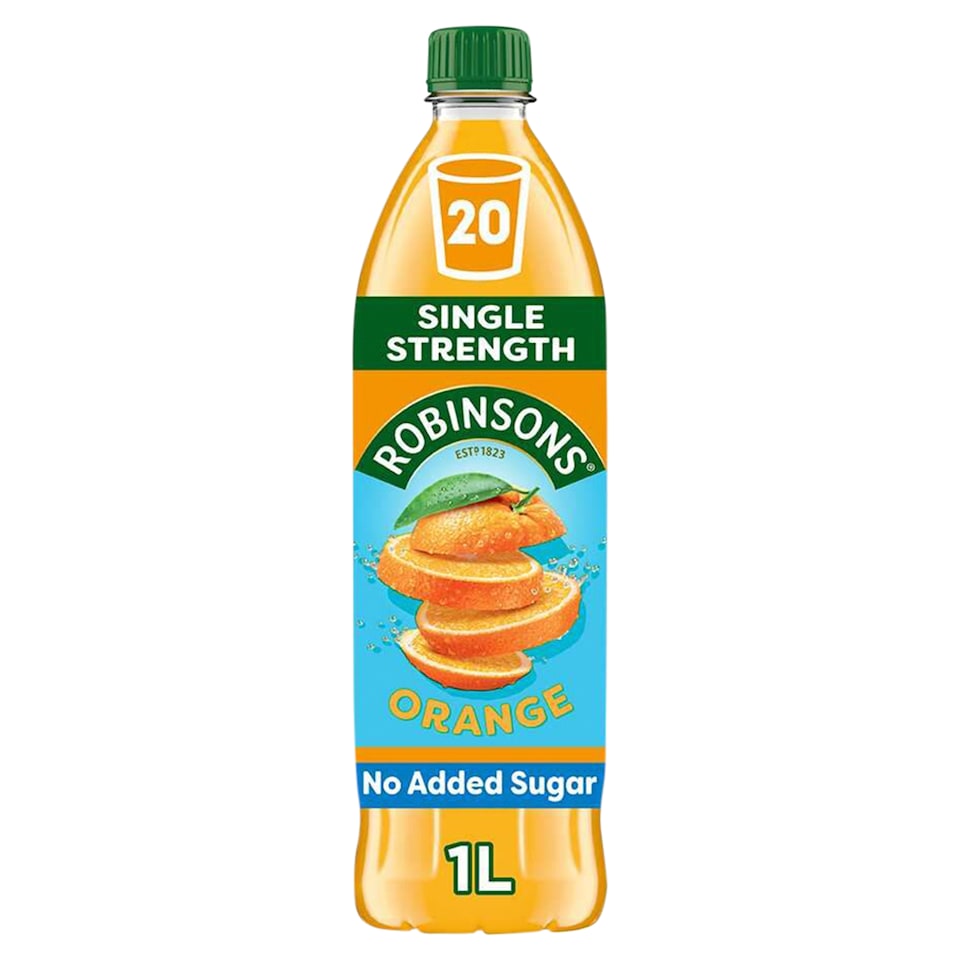 Robinsons Orange No Added Sugar Squash 1L