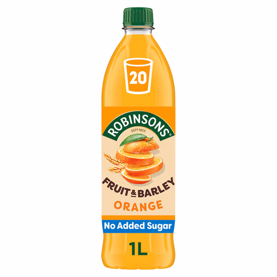 Robinsons Fruit & Barley with Vitamins Orange Squash 1L