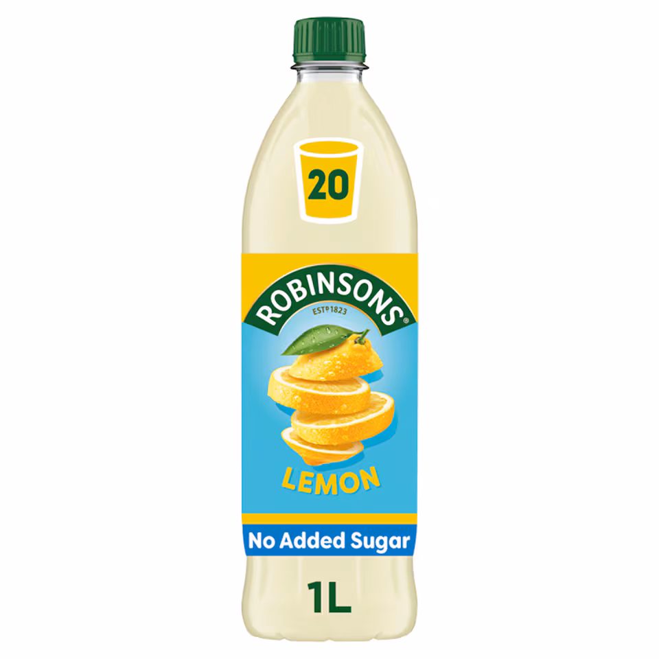 Robinsons Lemon No Added Sugar Squash 1L
