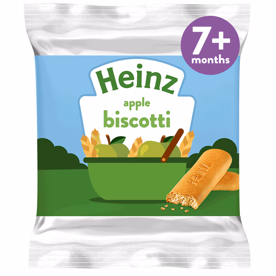 Heinz Apple Biscotti Baby Food Snacks 60g