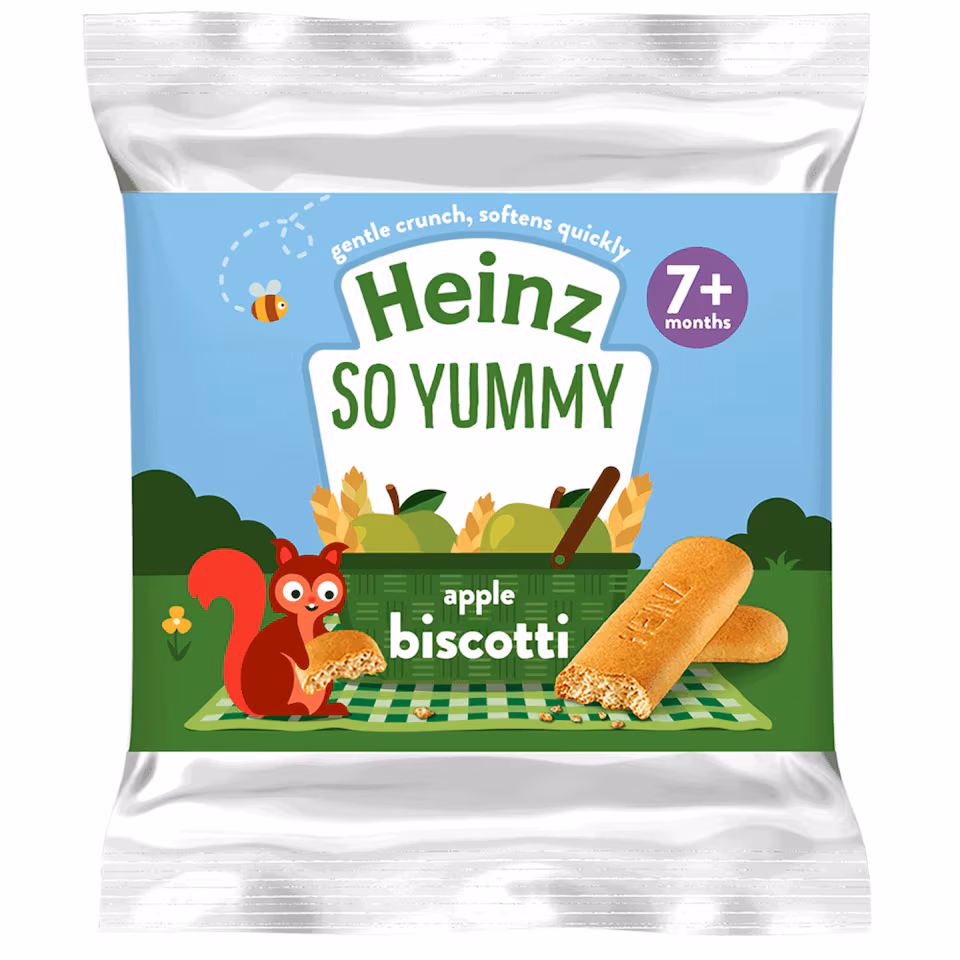 Heinz Apple Biscotti Baby Food Snacks 60g