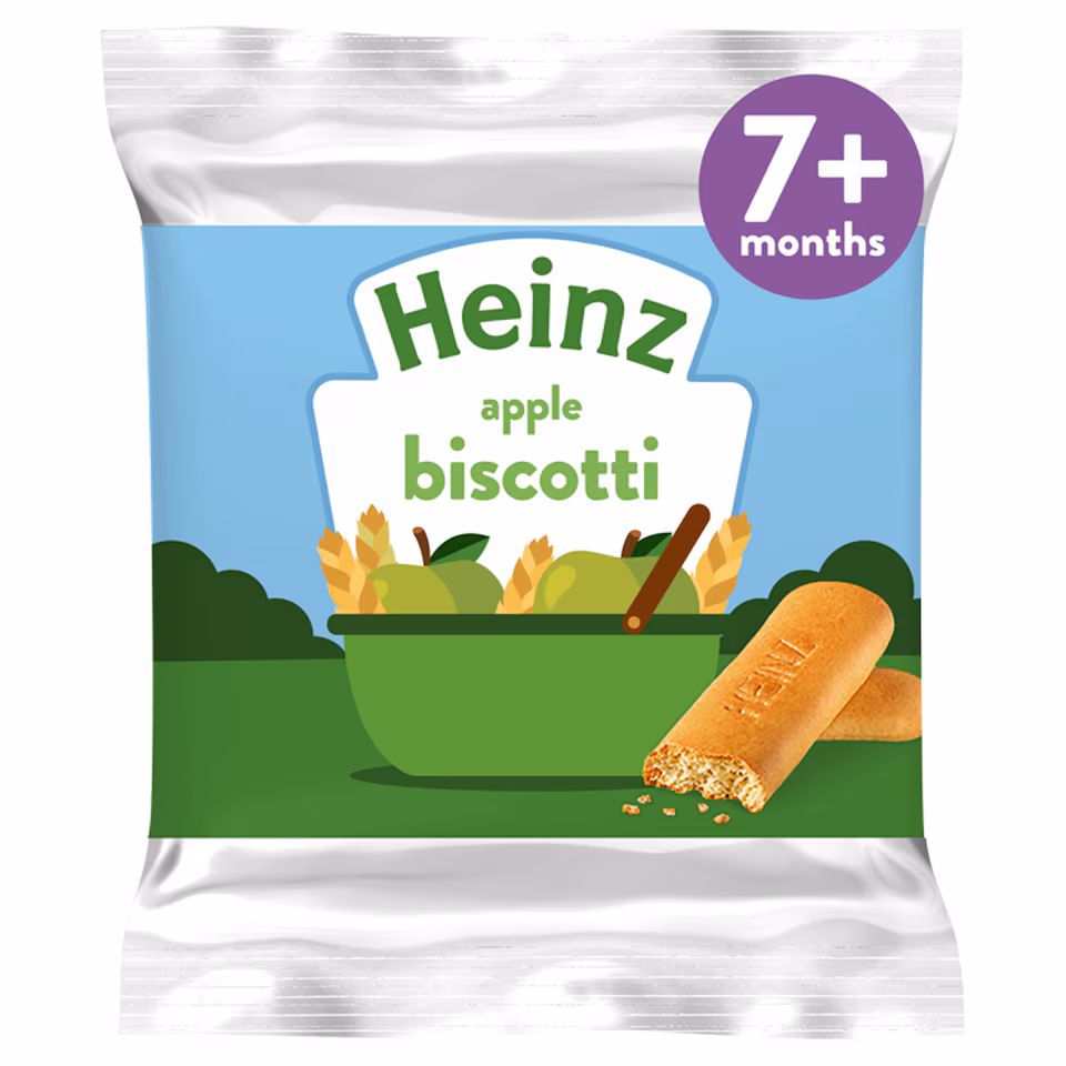 Heinz Apple Biscotti Baby Food Snacks 60g
