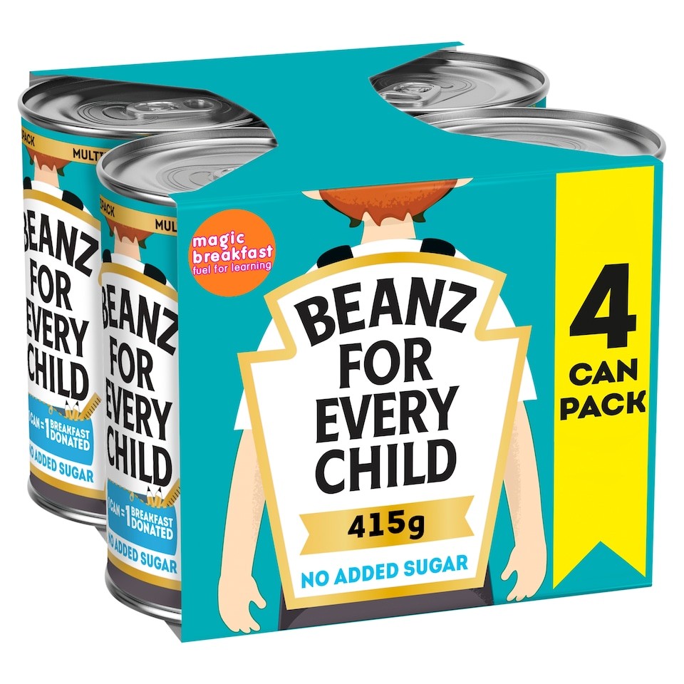 Heinz No Added Sugar Baked Beanz 4 x 415g