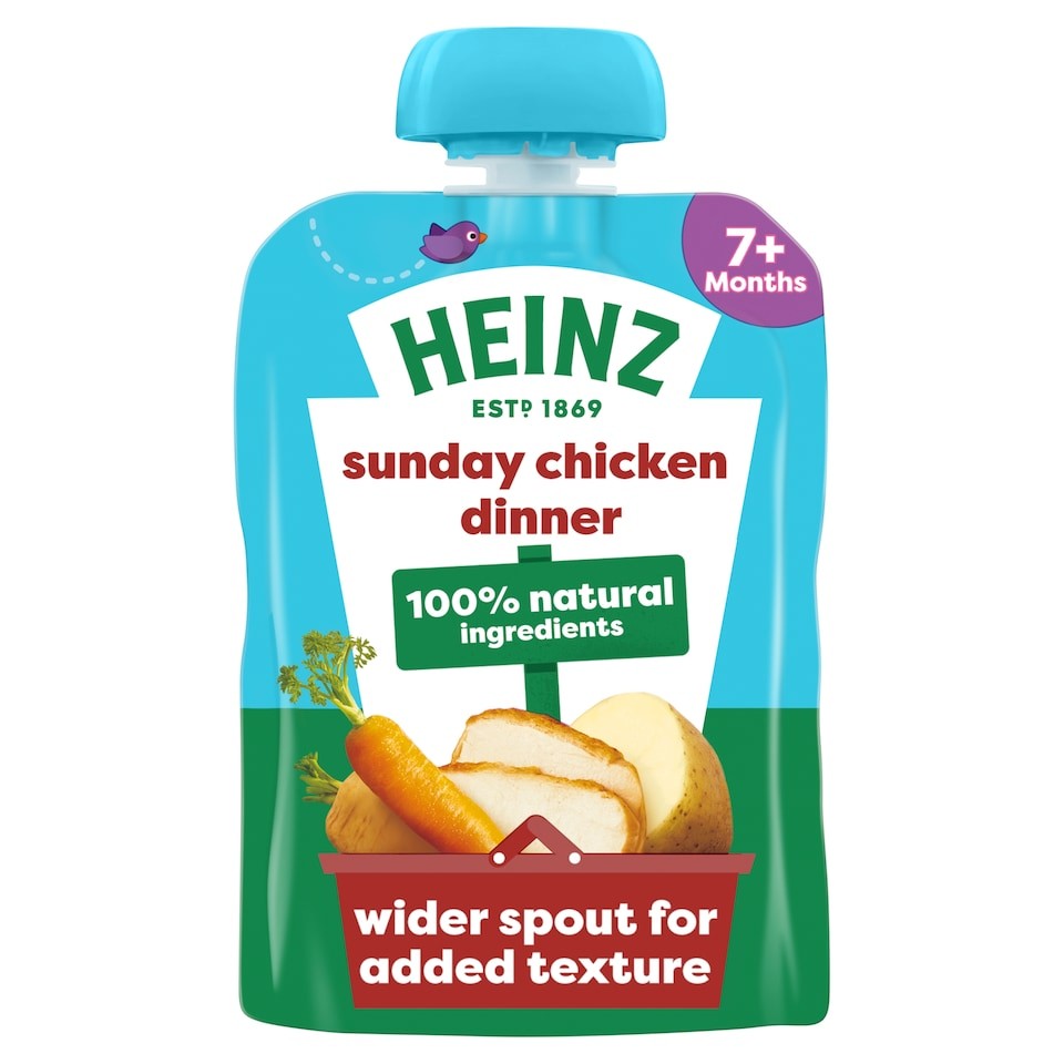 Heinz Sunday Chicken Dinner Baby Food Pouch 130g