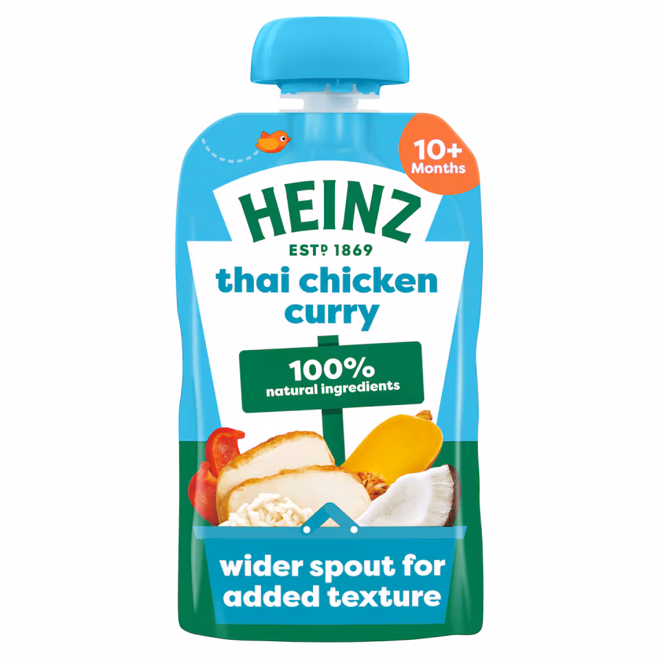 Heinz Thai Chicken Curry Baby Food Pouch 180g