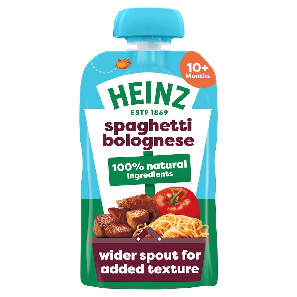 Heinz Spaghetti Bolognese Baby Food Pouch 180g