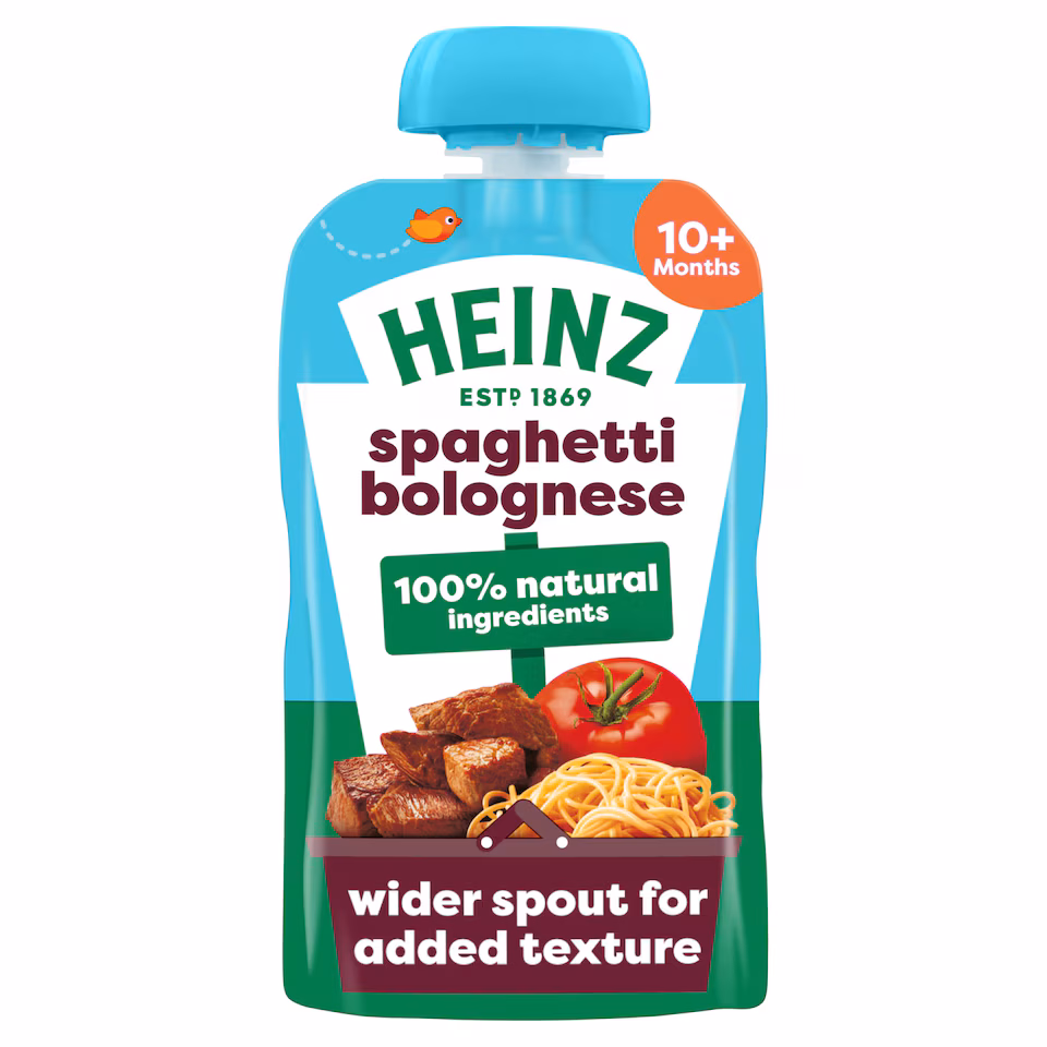 Heinz Spaghetti Bolognese Baby Food Pouch 180g