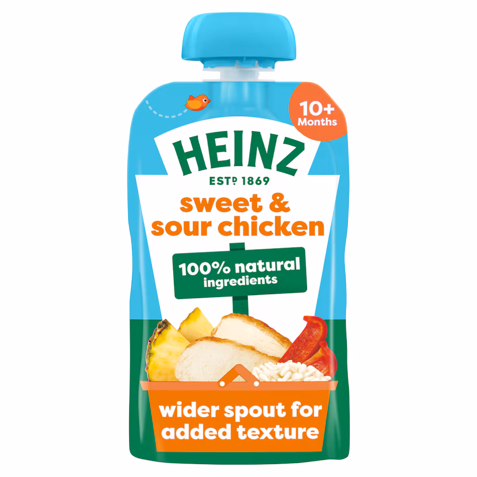 Heinz Sweet & Sour Chicken  Baby Food Pouch 180g