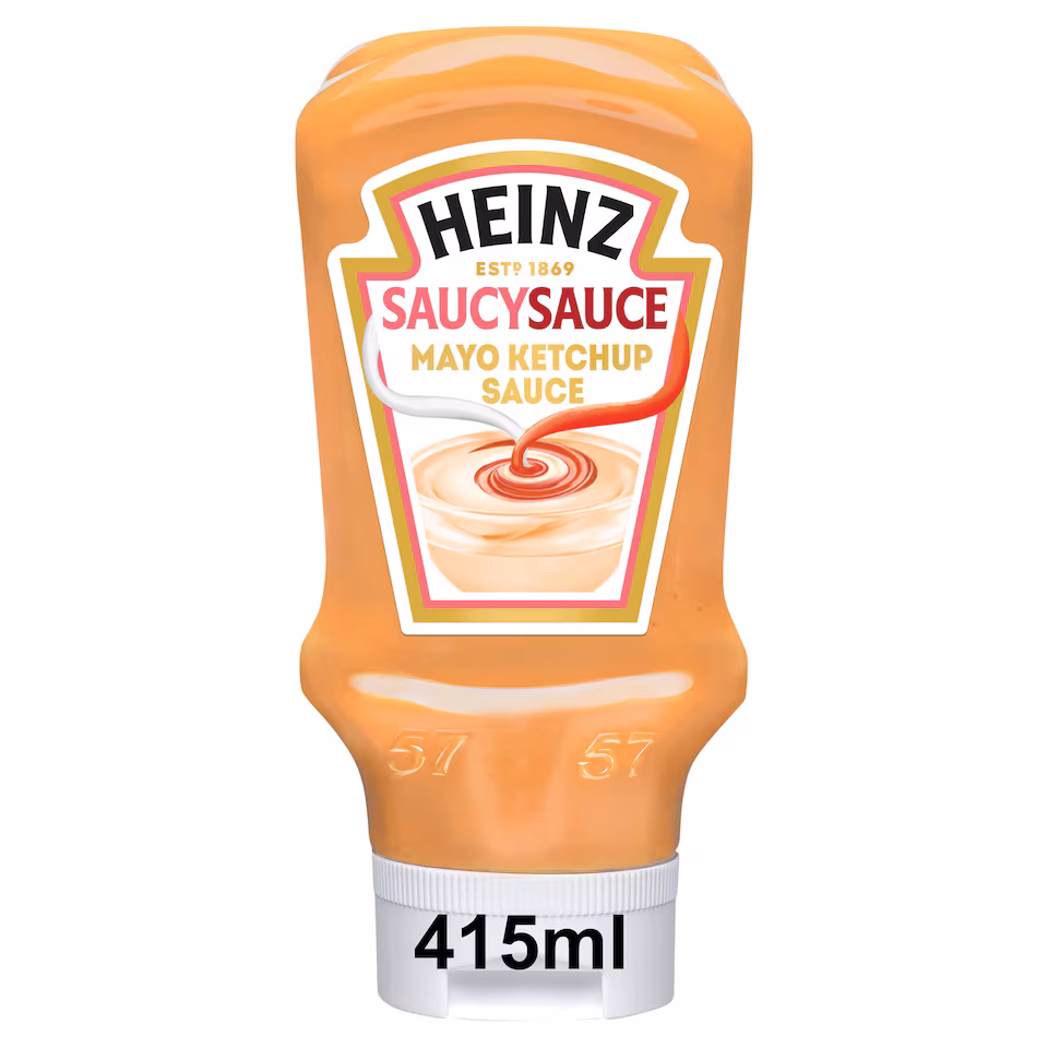 Heinz Saucy Mayonnaise Ketchup Sauce 425G