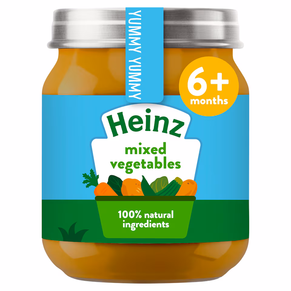 Heinz Mixed Vegetables Jar Baby Food 120g