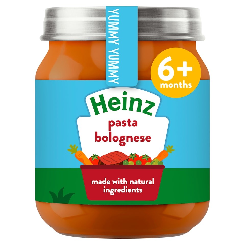 Heinz Pasta Bolognese Baby Food Jar 120g