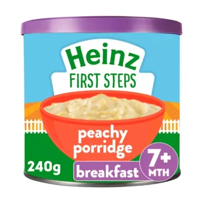 Heinz Peach Multigrain Porridge Baby Food 7+ Months 220g