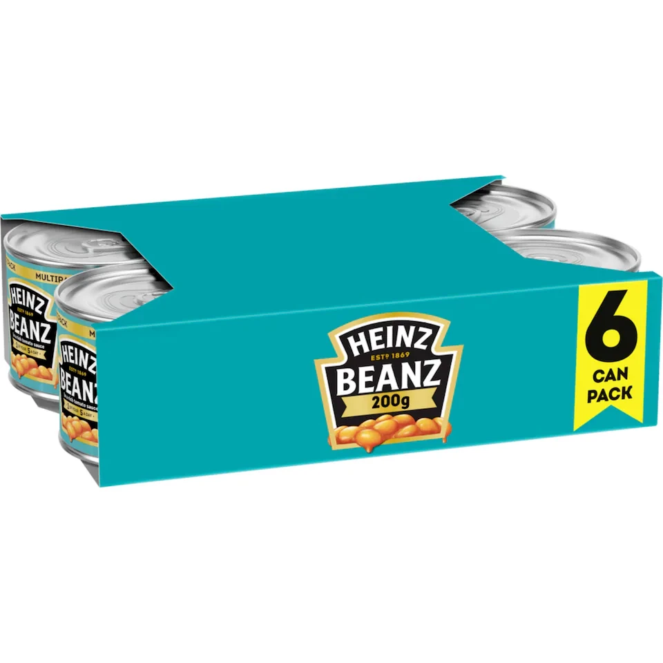 Heinz Baked Beans in Tomato Sauce 6x200G