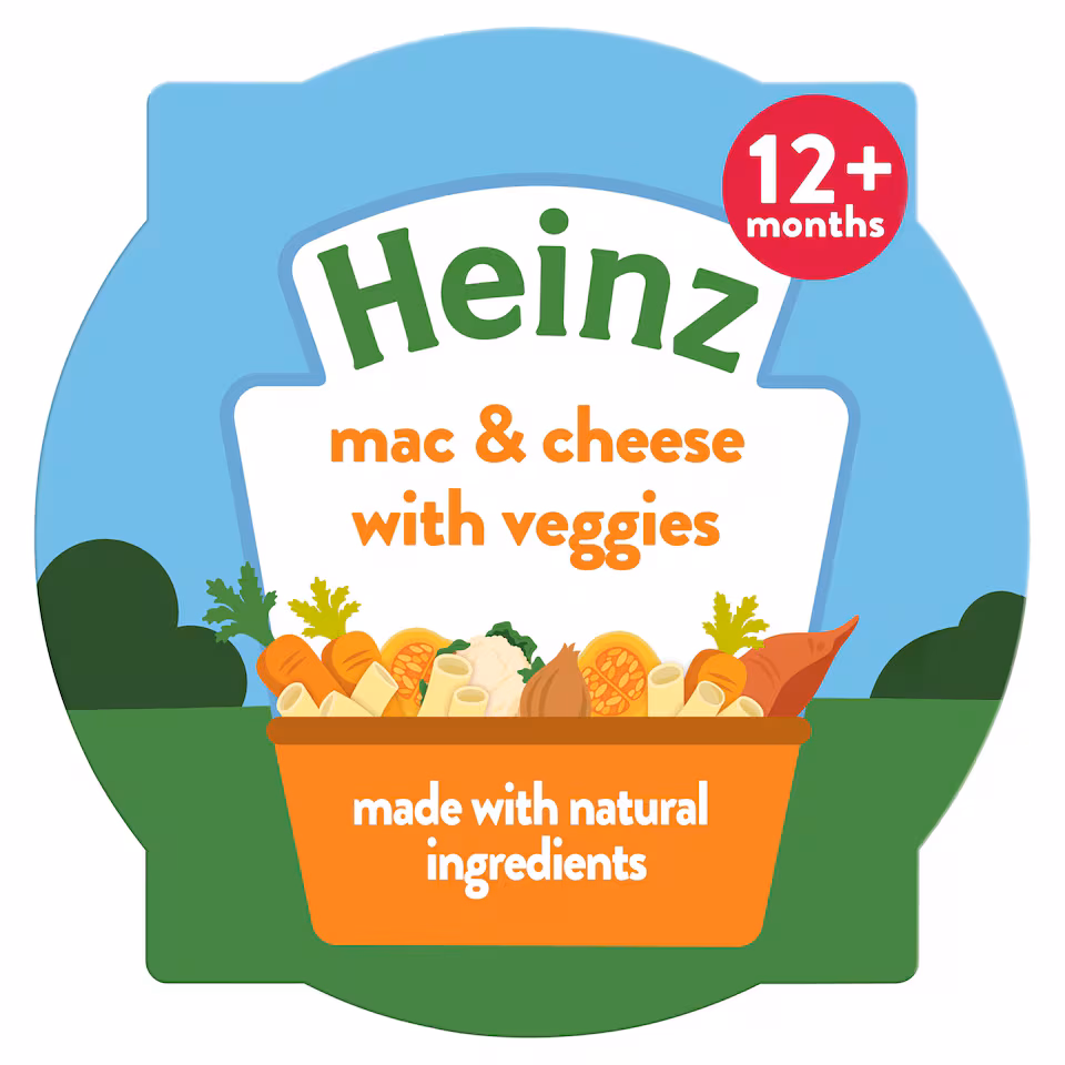 Heinz Mac & Cheese with Veggies Baby Food Tray 200g