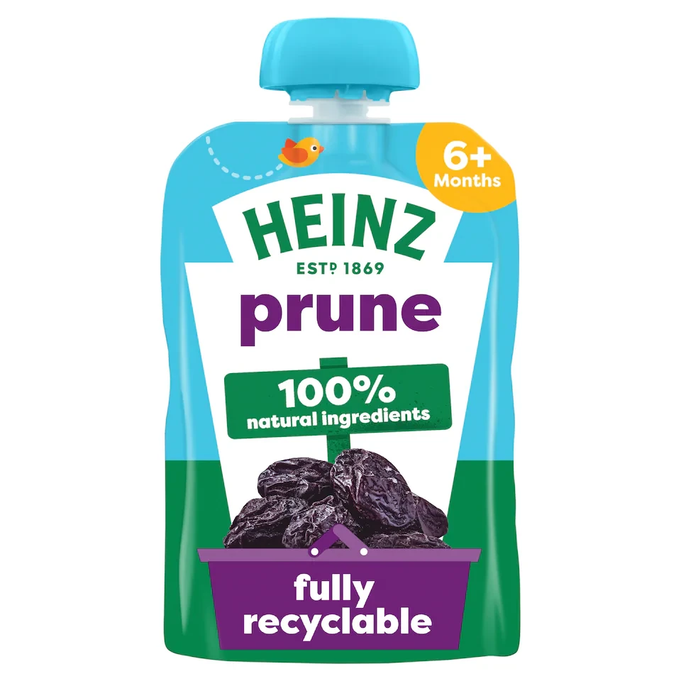 Heinz Prune Baby Food Fruit Puree Pouch 100g