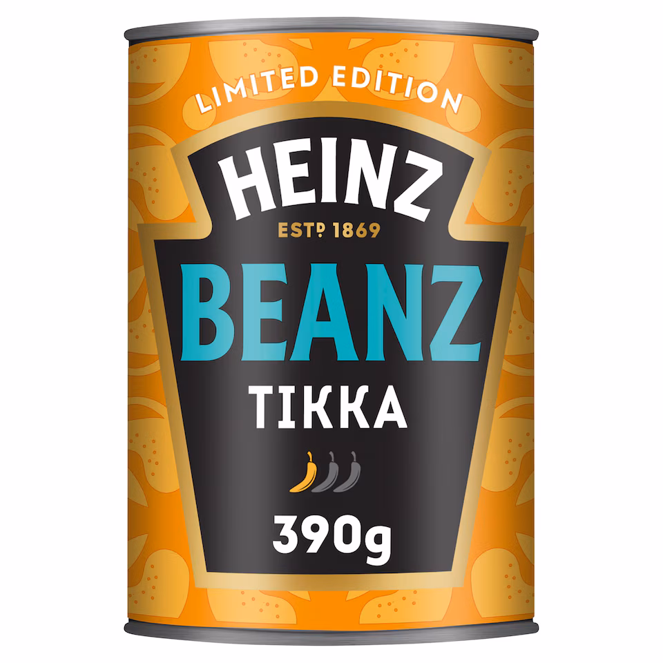 Heinz Baked Beans Tikka Creamy Beanz 390G