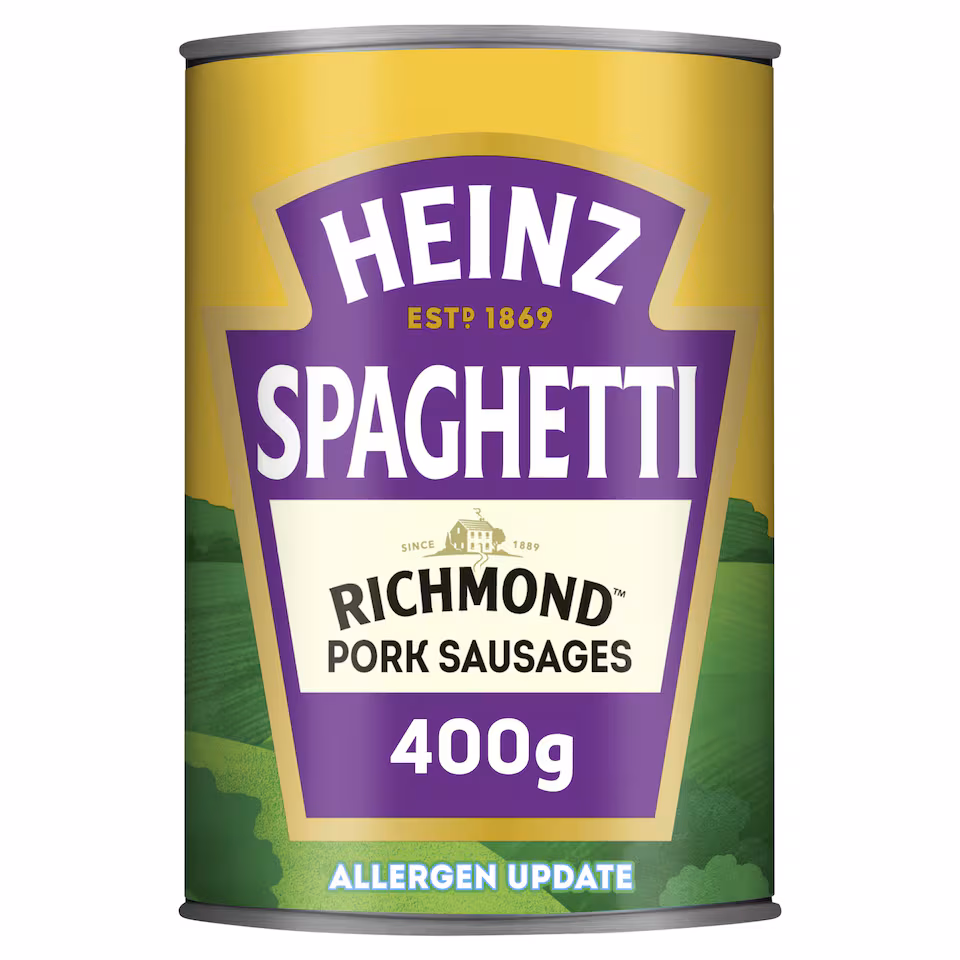 Heinz Spaghetti with Richmond Pork Sausages 400g