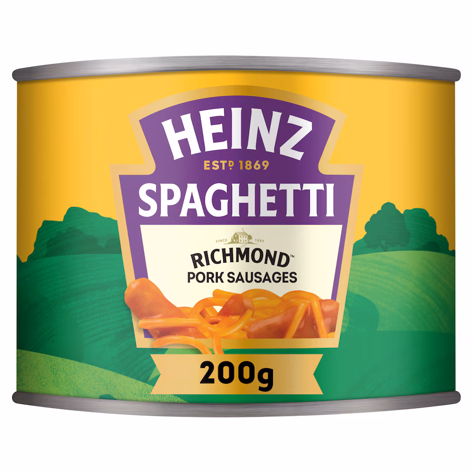 Heinz Spaghetti Richmond Pork Sausages 200g