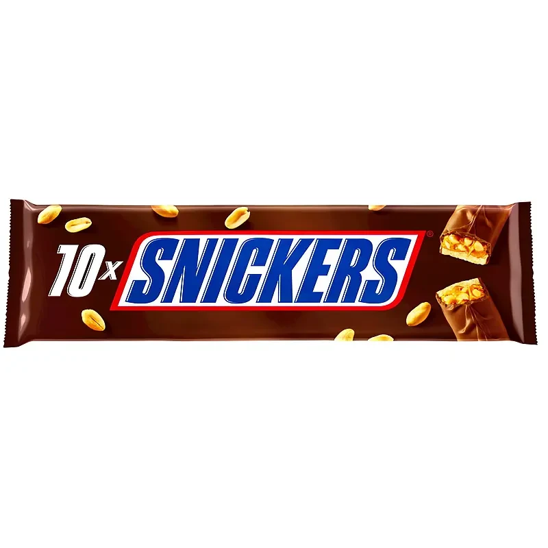 Snicker sjokolade 10-pakning