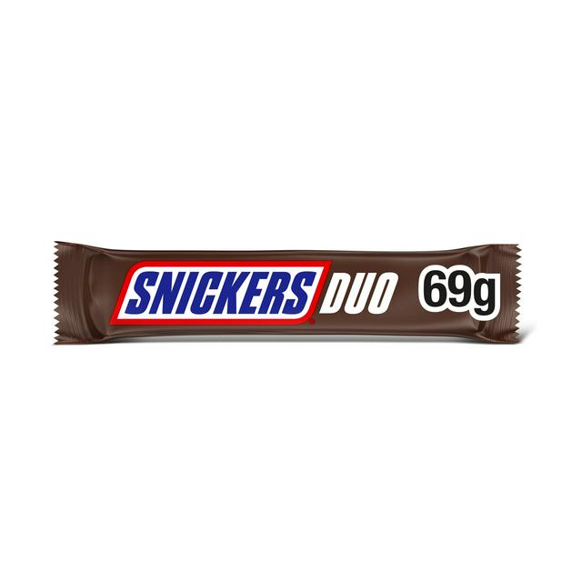 Snickers 69g Duo Peanut & Caramel Chocolate Bar