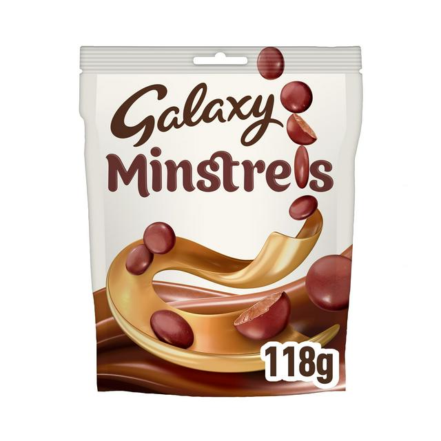 Galaxy Minstrels Milk Chocolate Buttons Pouch Bag 118g
