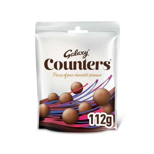 Galaxy Counters Milk Chocolate Buttons Pouch Bag 112g