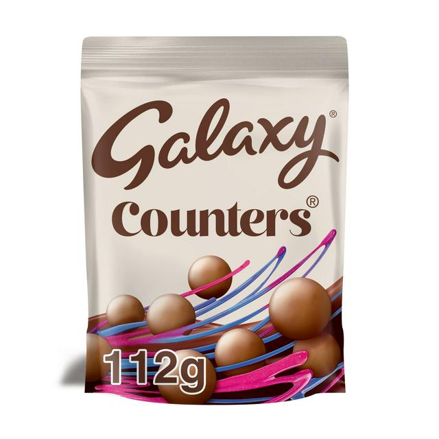 Galaxy Counters Milk Chocolate Buttons Pouch Bag 112g