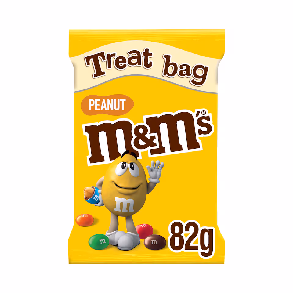 M&M's Peanut Chocolate Treat Bag 82G