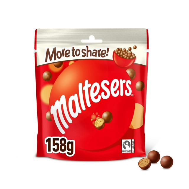 Maltesers Milk Chocolate & Honeycomb Sharing Pouch Bag 158g
