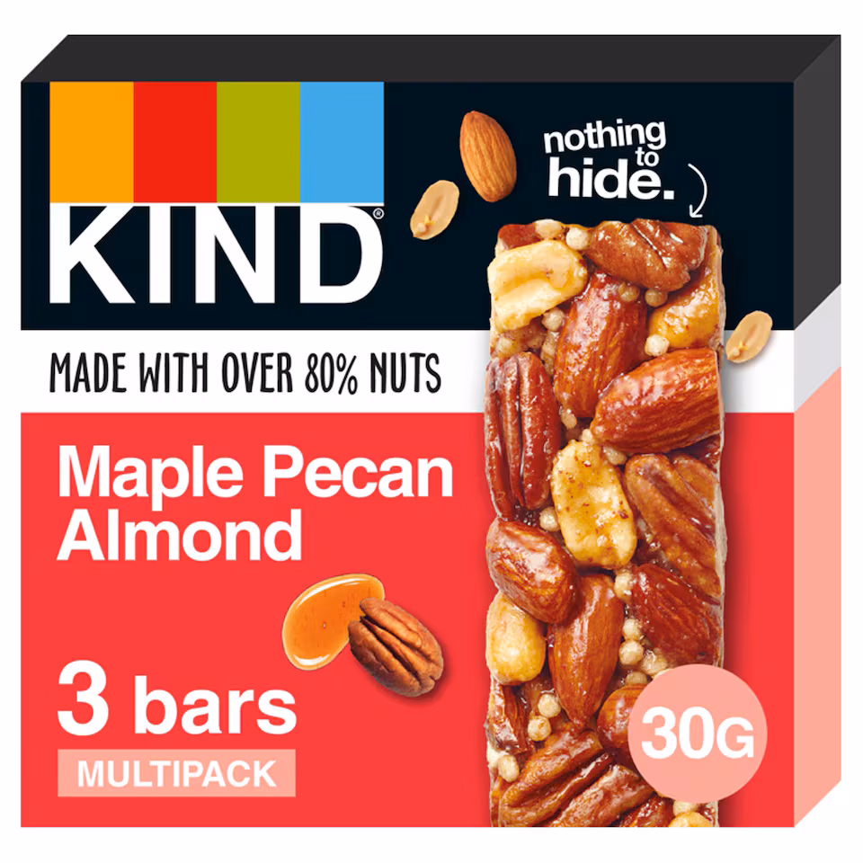 KIND Maple Pecan & Almond Bars cereal bars 3x30g