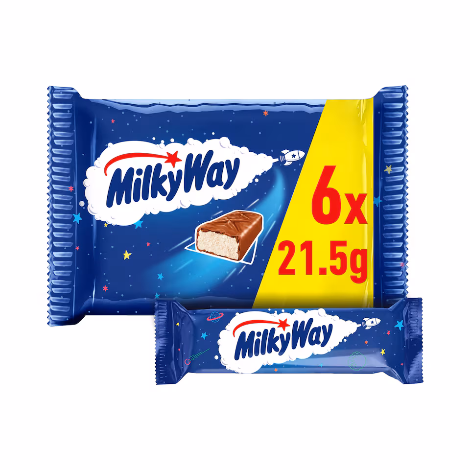 Milky Way Chocolate Bars 6X21.5G