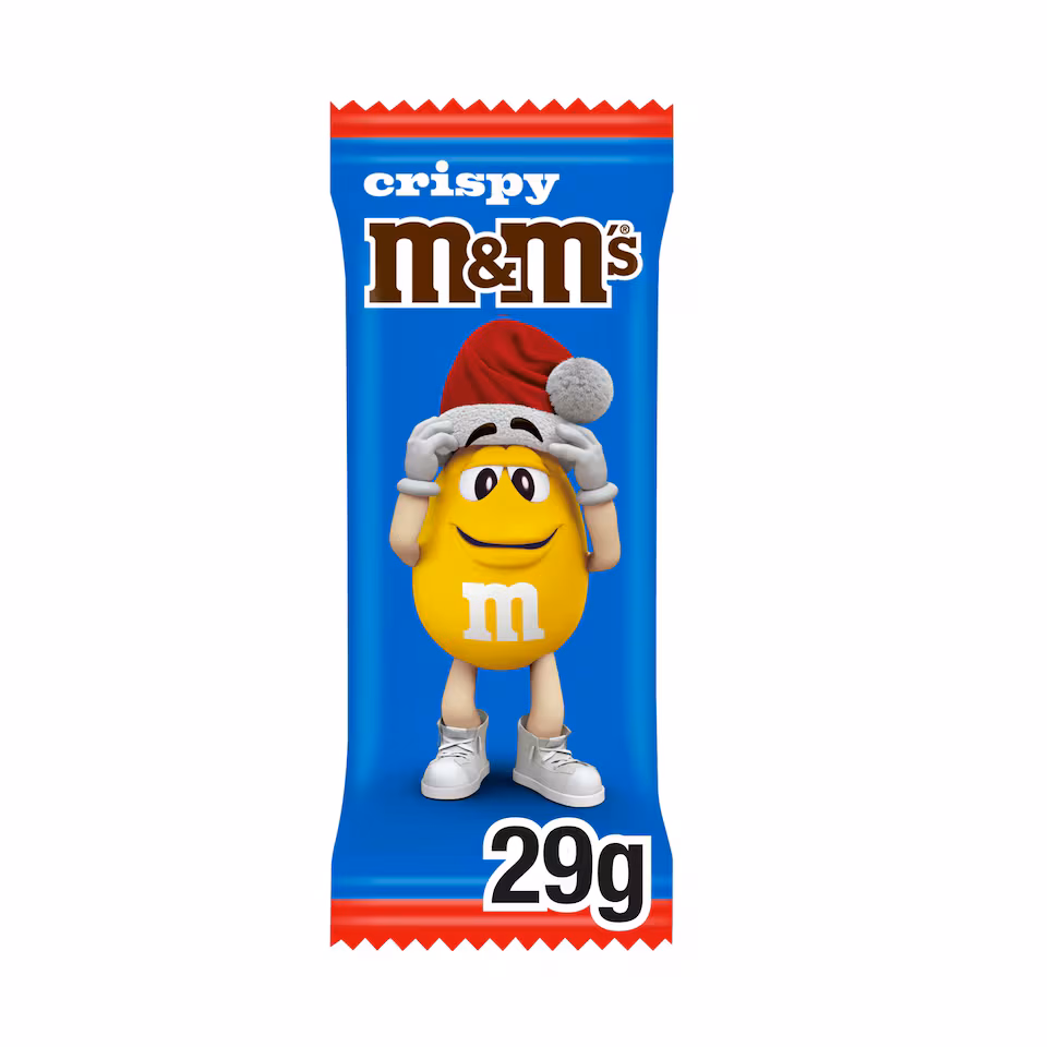 M&M's Crispy Milk Chocolate Santa 29g