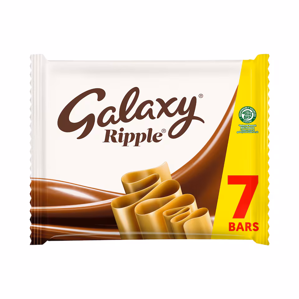 Galaxy Ripple Milk Chocolate Bar 7 x 30g