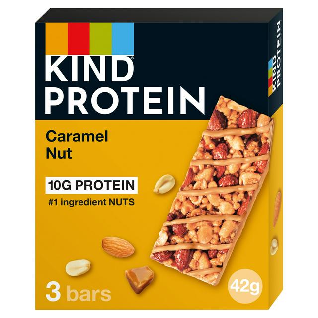Kind Caramel Nut Protein Bars 3 x 42g