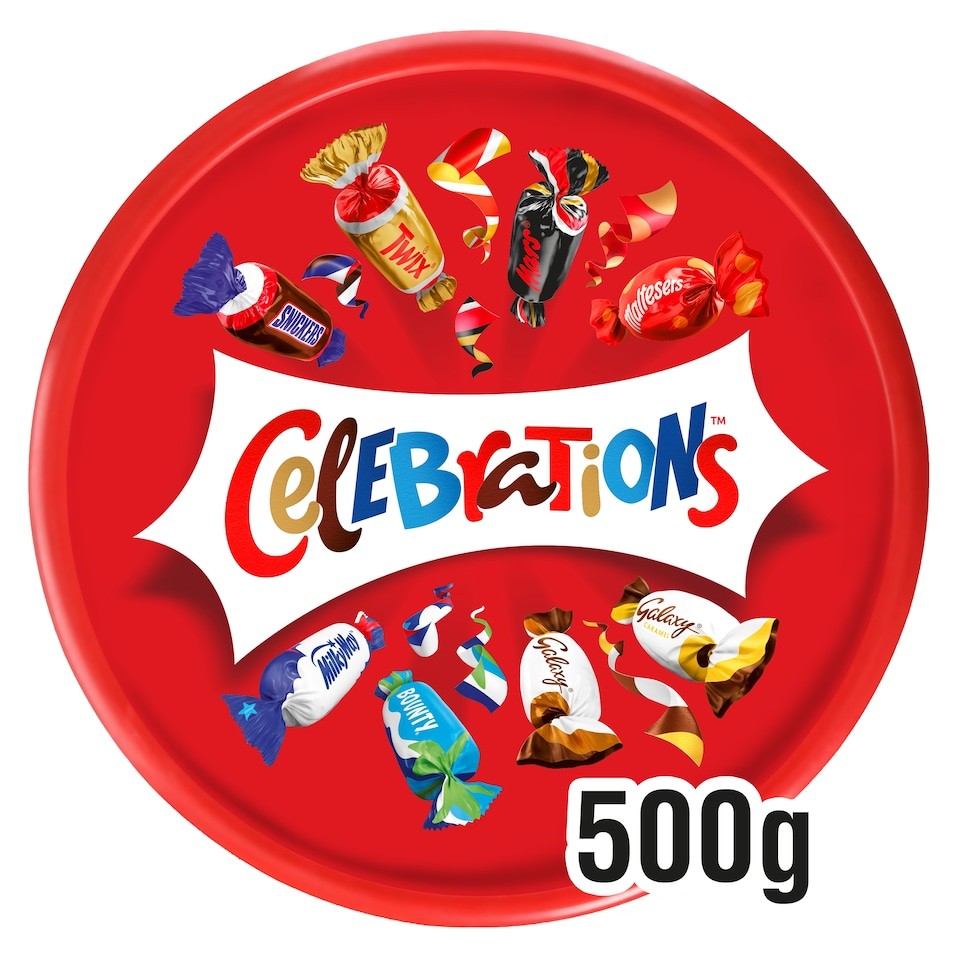 Celebrations Milk Chocolates Tub 500g