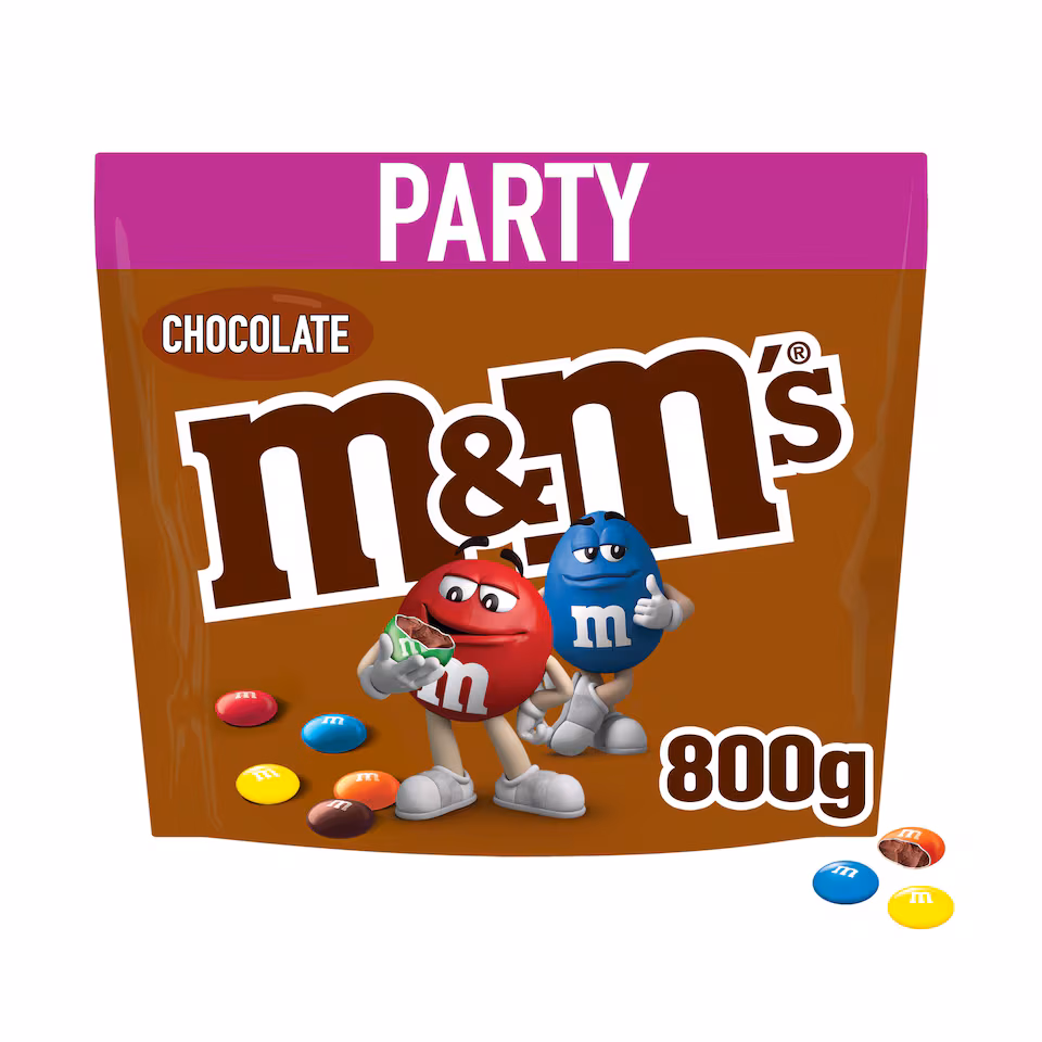 M&M's Milk Chocolate Bites Party Bag 800g