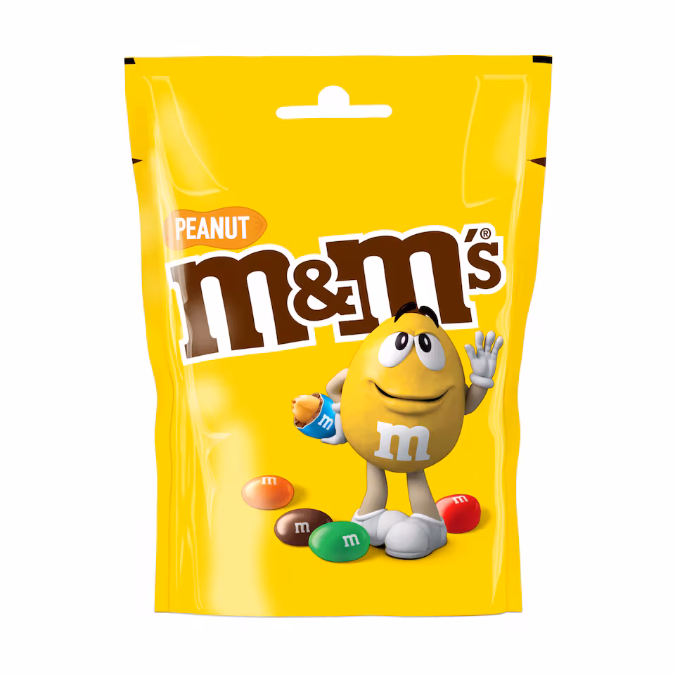 M&M's Peanut Milk Chocolate Bag Pouch 112g