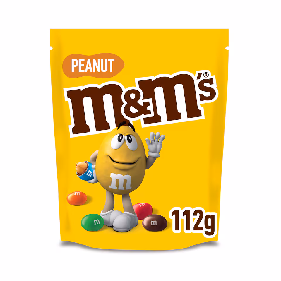 M&M's Peanut Milk Chocolate Bag Pouch 112g