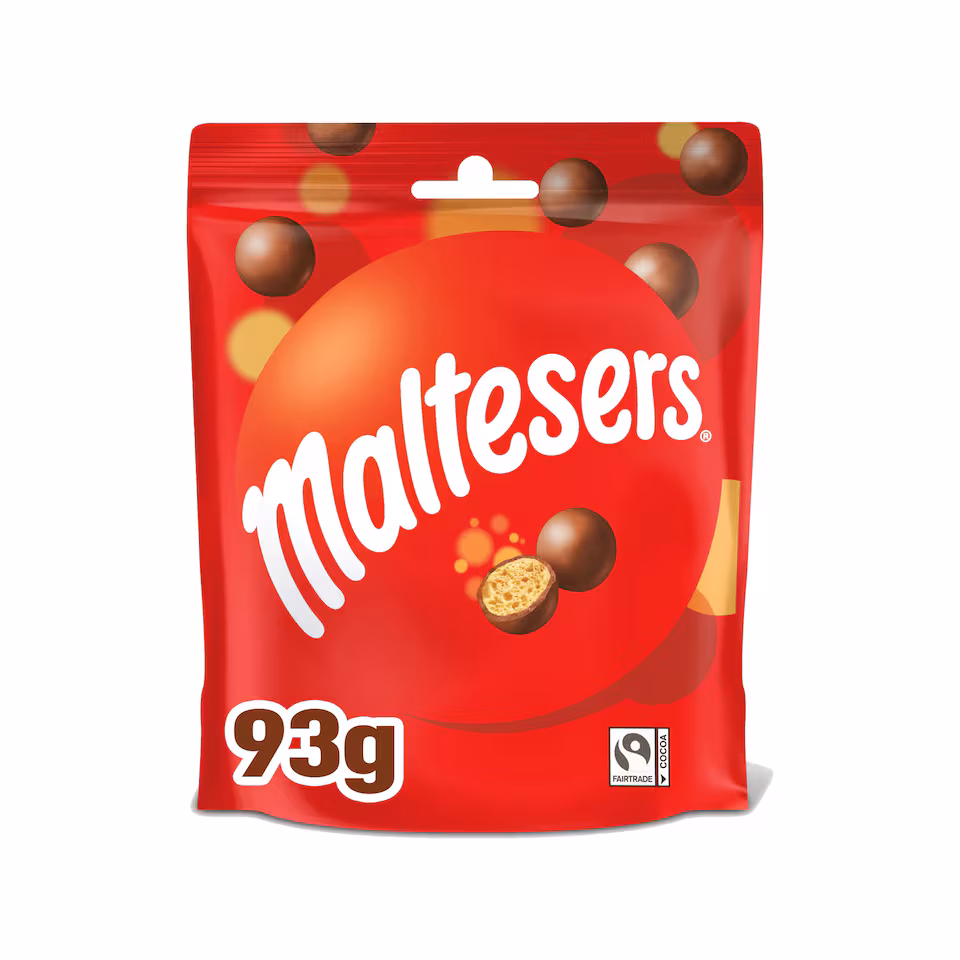 Maltesers Milk Chocolate Pouch Bag 93g
