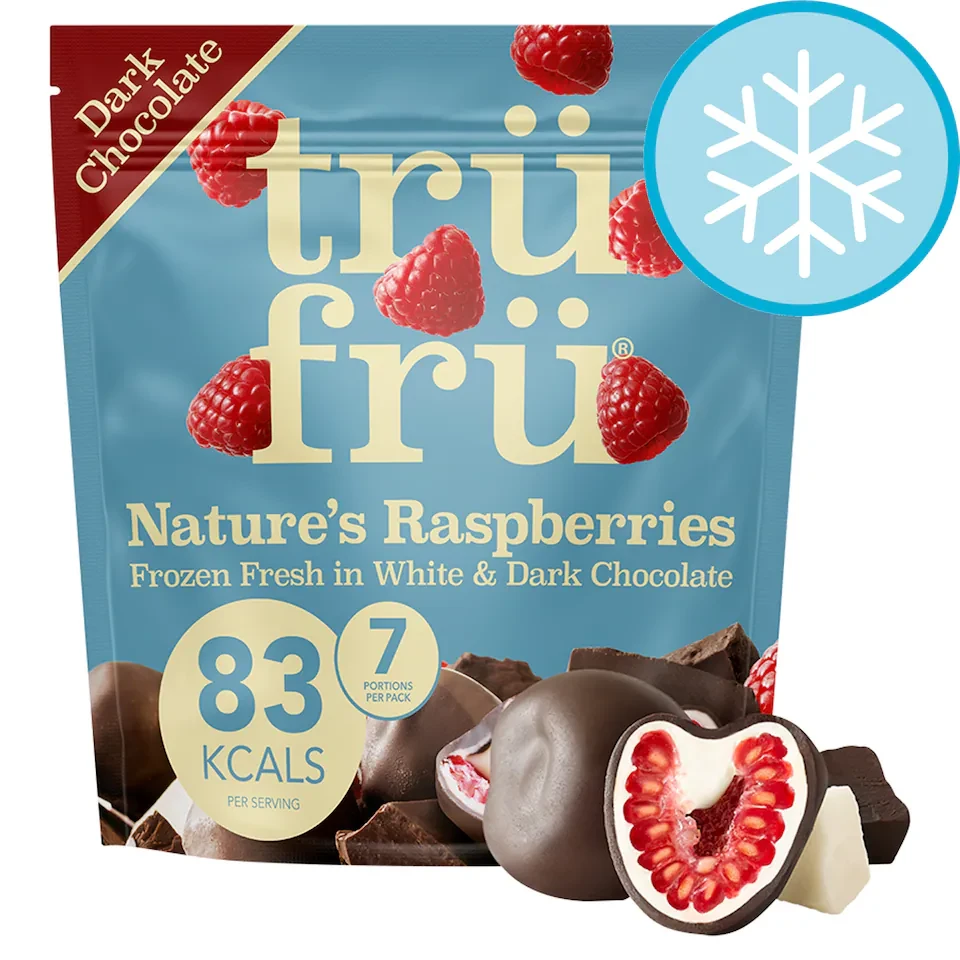 trüfrü  Raspberry White & Dark Chocolate 200g