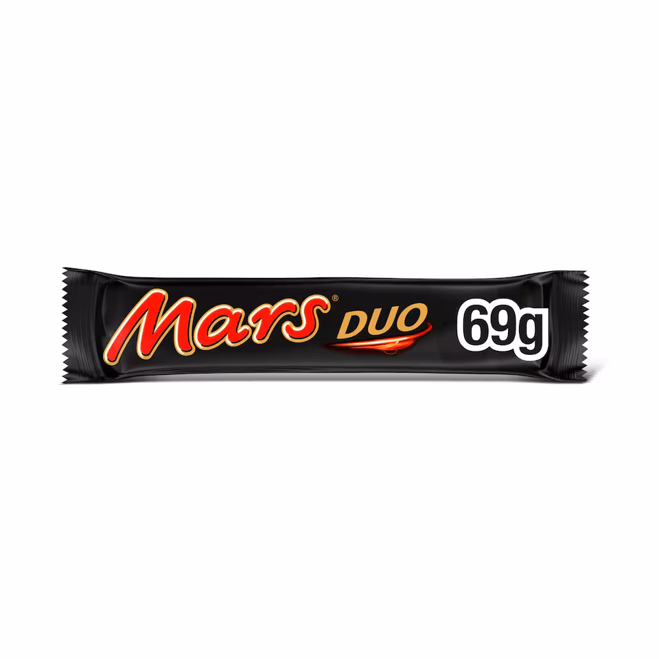 Mars Duo Milk Chocolate Bar 69g