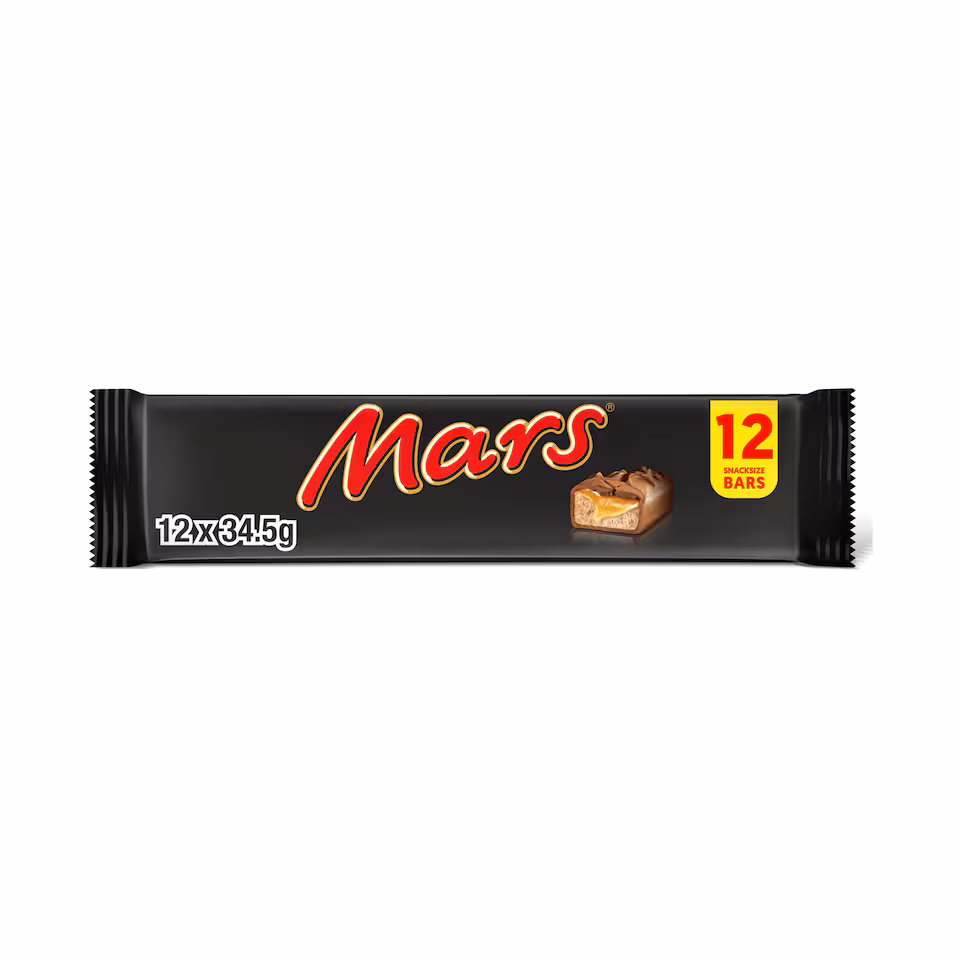Mars Milk Chocolate Nougat and Caramel Centre Bar 12 x 34.5g