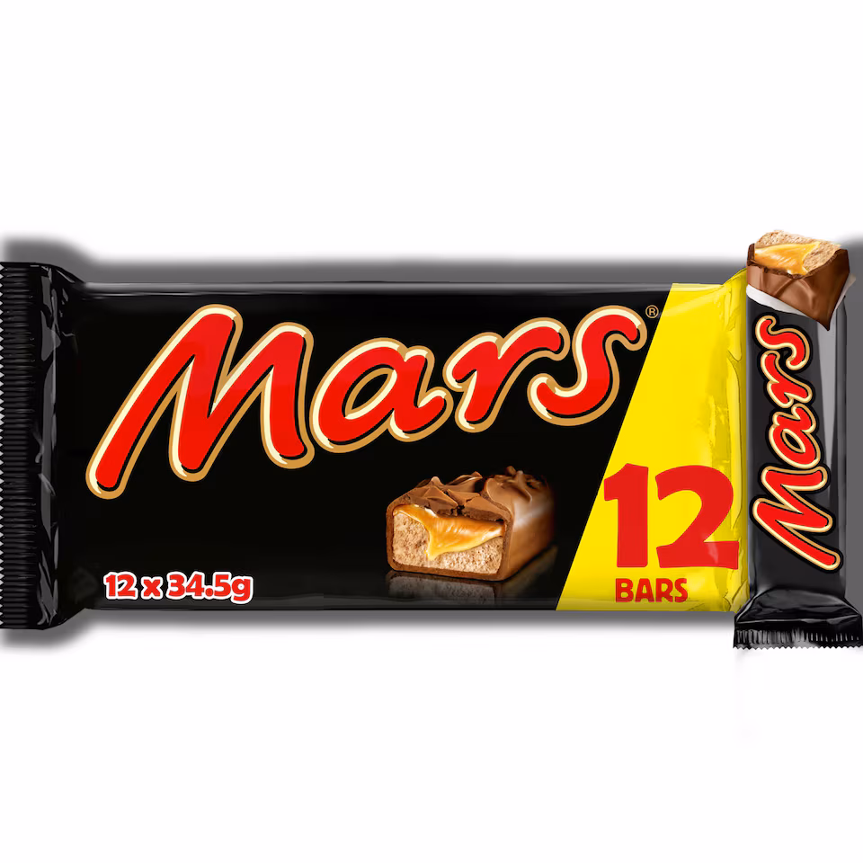 Mars Milk Chocolate Nougat and Caramel Centre Bar 12 x 34.5g