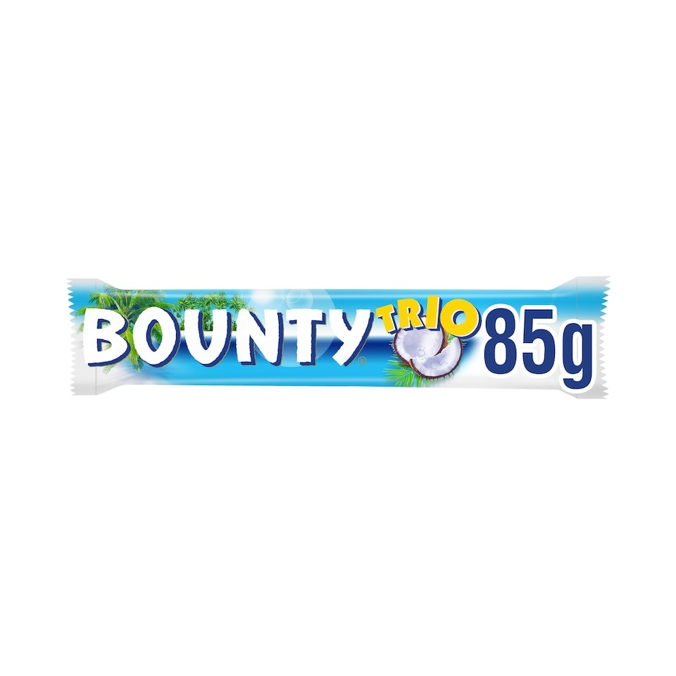Bounty Milk Chocolate Trio 85g