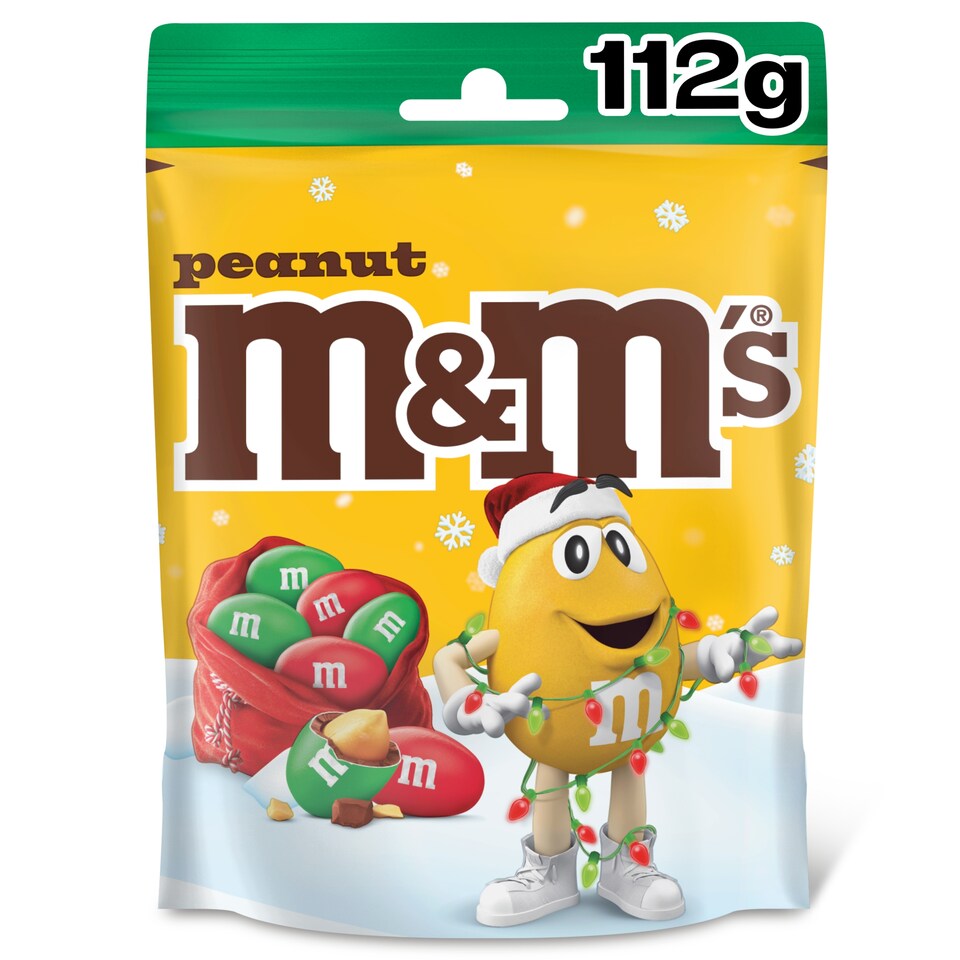 M&M's Peanut Milk Chocolate Limited Edition Christmas Mix 112g