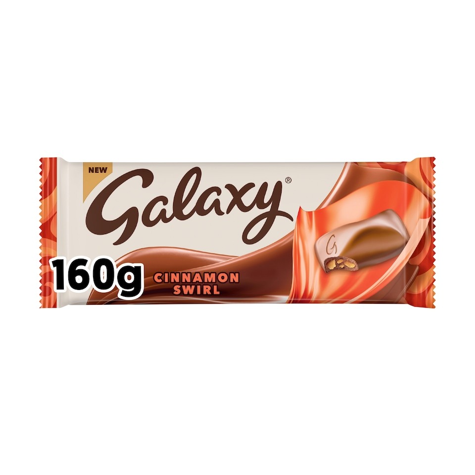 Galaxy Cinnamon Swirl Milk Chocolate 160g