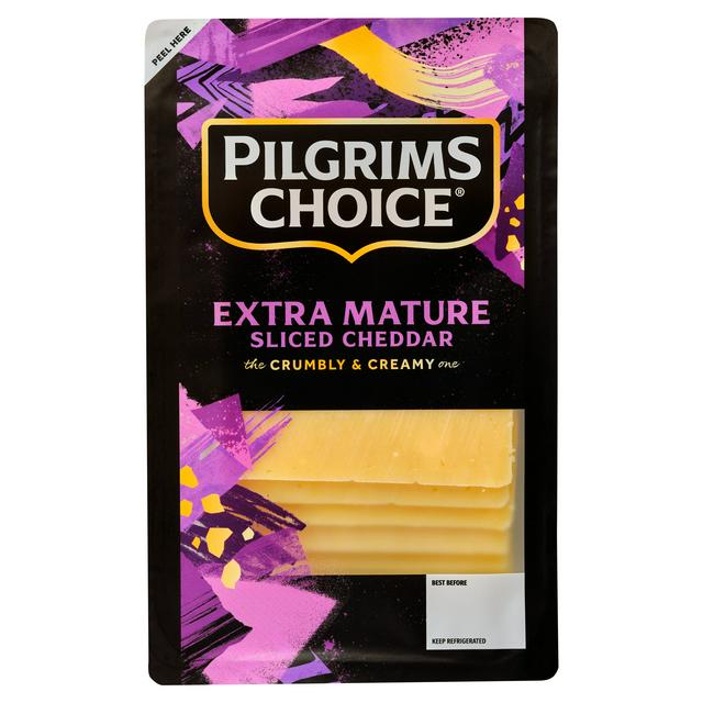 Pilgrims Choice Extra Mature Cheddar Sliced 150g