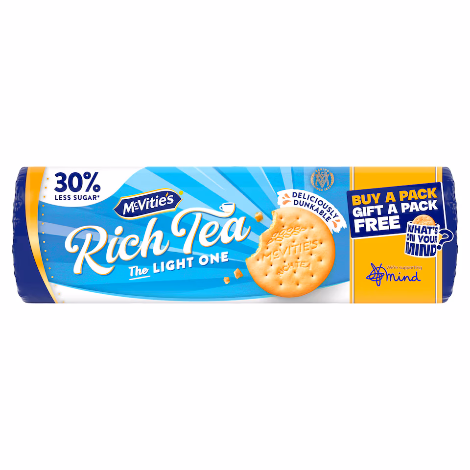 McVities Rich Tea The Light One Biscuits 300g