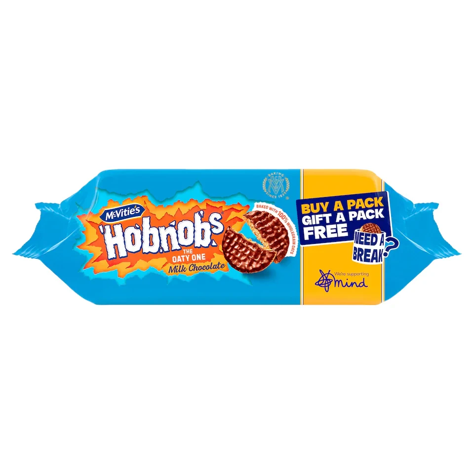 MCVITIES MILK CHOCOLATE HOBNOBS 262G